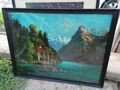 Vintage framed print