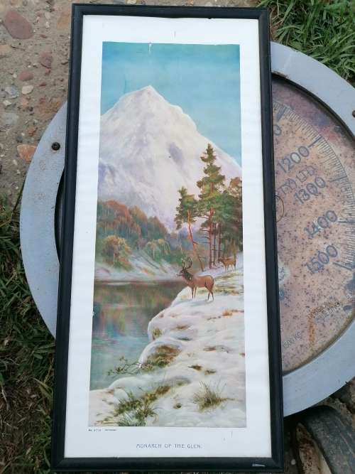 Vintage framed print