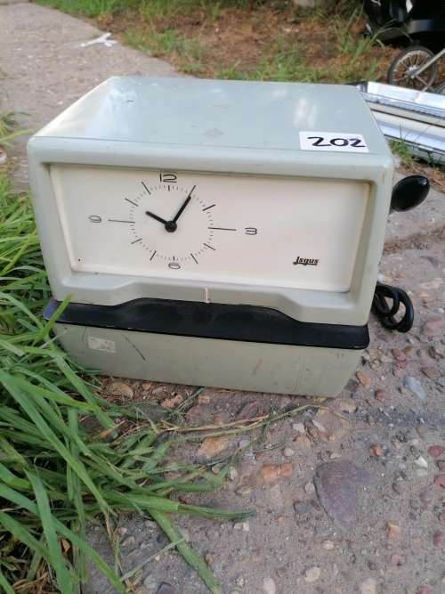 Vintage Payroll Time Recorder. Untested, no key