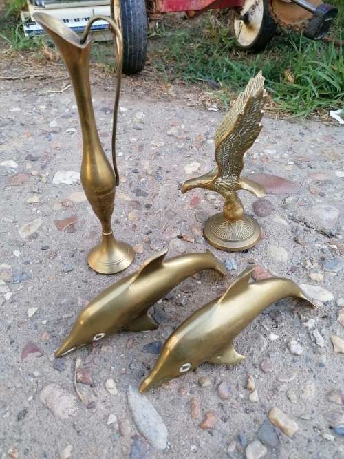 Some brass ornaments