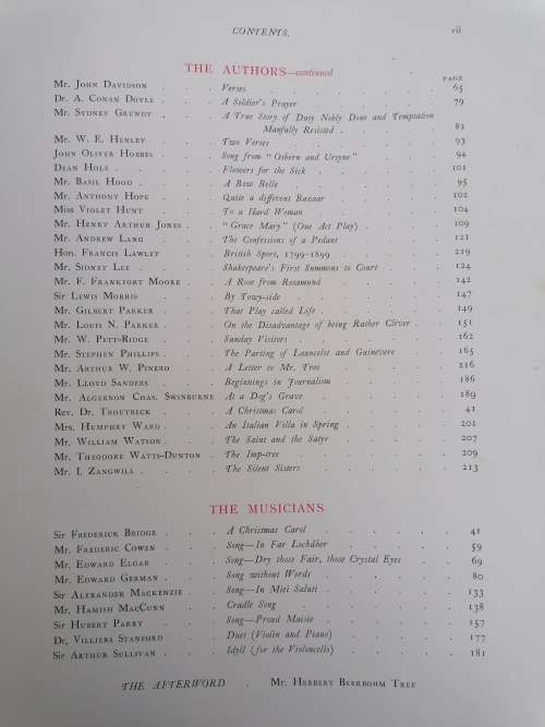 Souvenir of the Charing Cross Hospital Bazaar. Held at the Royal Albert Hall June 21 & 22, 1899.