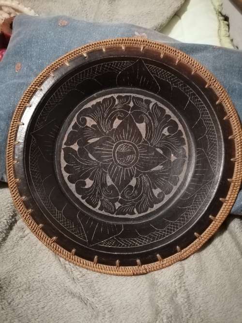 Large clay plate