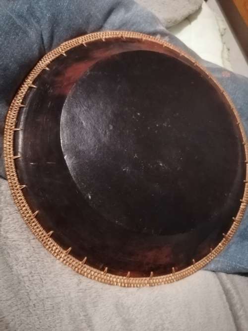 Large clay plate