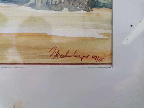 Original watercolor painting