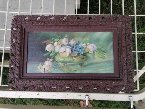 Antique framed painting