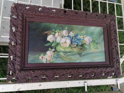 Antique framed painting