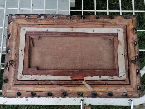 Antique framed painting