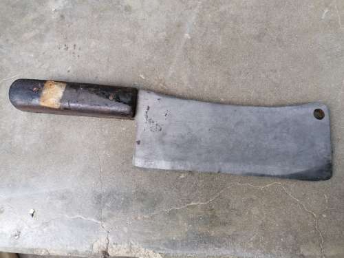 Vintage butcher knife. Condition as per picture