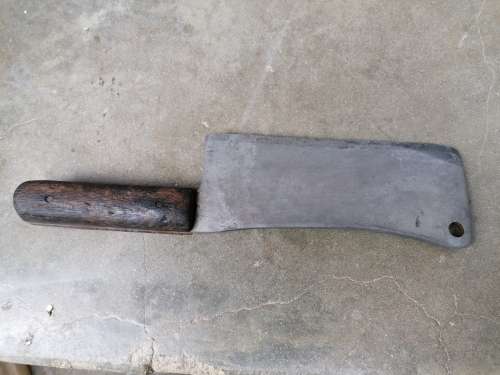 Vintage butcher knife. Condition as per picture