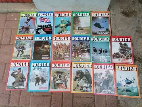Collection of 17 Soldier Magazines all 1982 FALKLANDS WAR BRITAIN MILITARY MAGAZINE VINTAGE