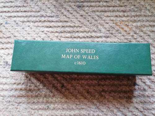 John speed map of wales c 1610 replica
