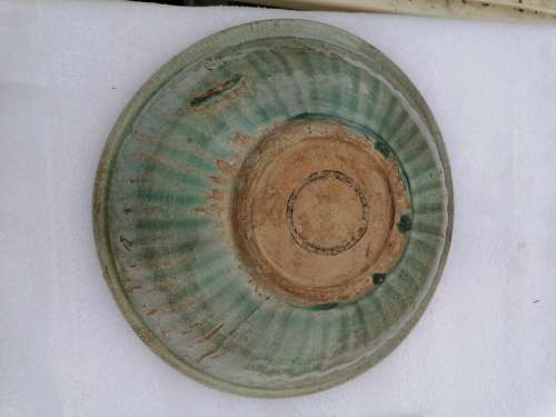 14th-15th century 600+ years Thai Sawankhalok celedon bowl