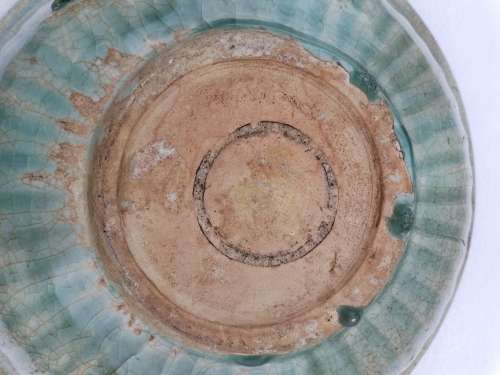 14th-15th century 600+ years Thai Sawankhalok celedon bowl