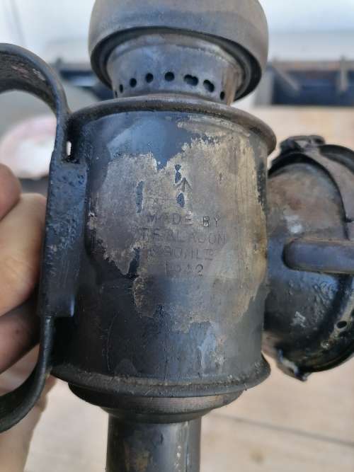 1942 Artillery night aiming lamp. WITH DATE AND MILITARY STAMP