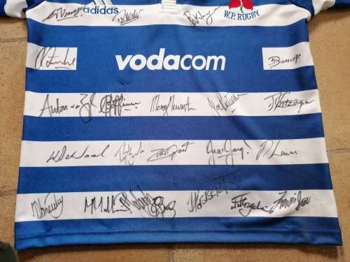 Signed W. P rugby jersey 2009-2010