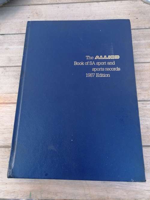 Signed by Graeme Pollock ** The ALLIED Book of S.A. Sport and Sports Records 1987