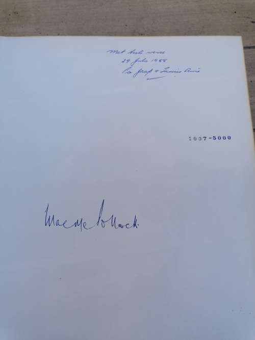 Signed by Graeme Pollock ** The ALLIED Book of S.A. Sport and Sports Records 1987