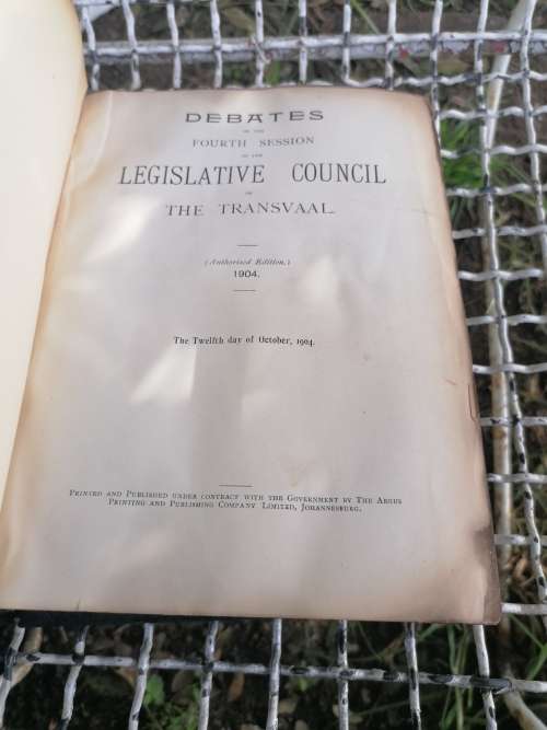 The Transvaal debates 1904-05