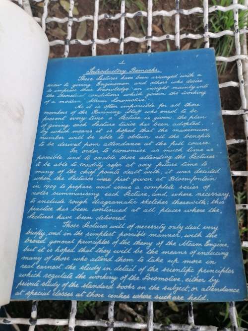 1929 South African Railways training manual for `Enginemen` - John G. Hatchard