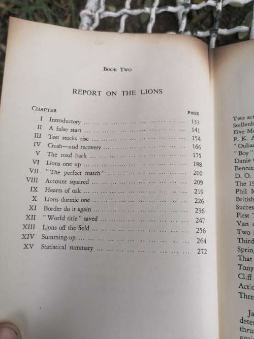 Giants of south african rugby with a report on the lions