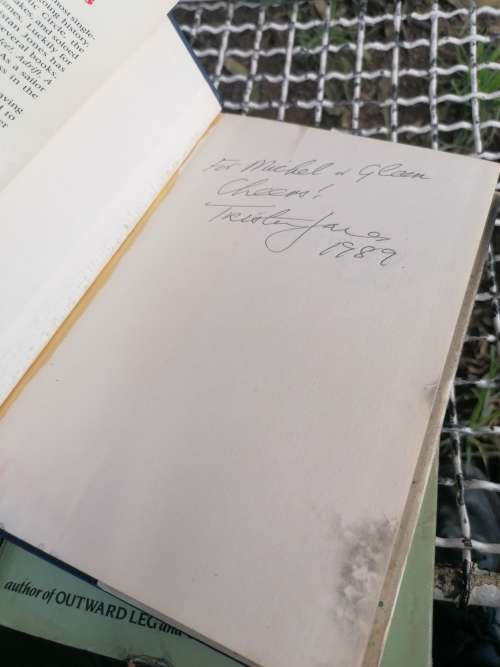 Rare signed Voyage books by Tristan Jones