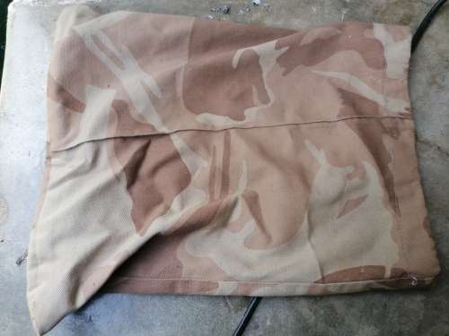 Original military photos with a camo bag