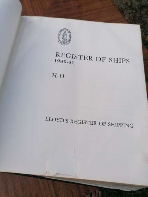 THE VERY SCARCE ` REGISTER OF SHIPS ` LLOYD`S REGISTER OF SHIPPING 1770 PAGES