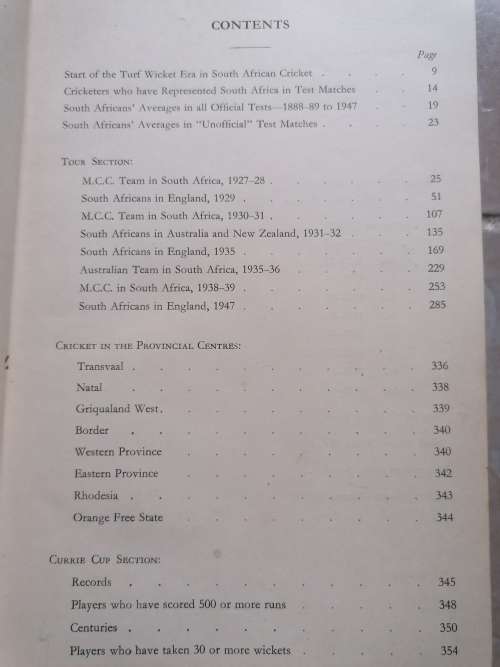 SOUTH AFRICAN CRICKET 1927-1947. VOLUME III.
