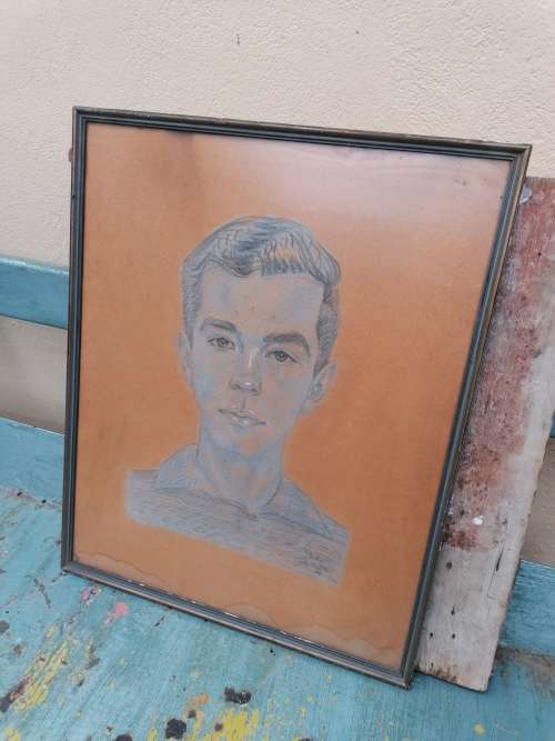 Nice old framed drawing