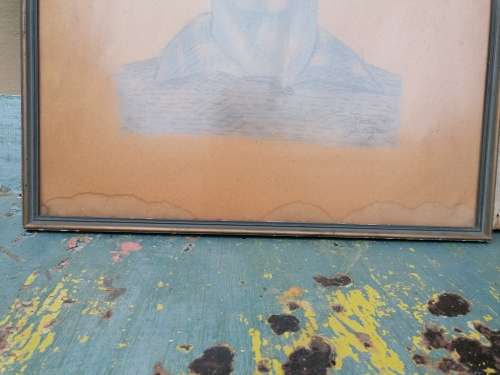 Nice old framed drawing