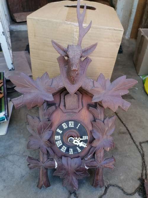 Vintage 1950`s Schatz Cuckoo Clock 8-Day