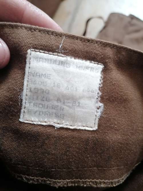 3 x weermag broeke. Size 81