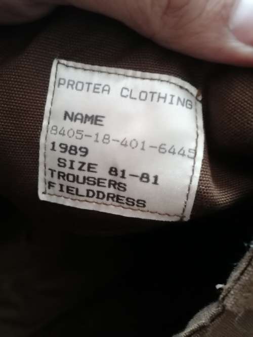 3 x weermag broeke. Size 81