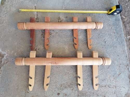 Solid Wood Juk & Skeie Wall hanger bid per item