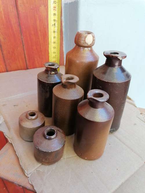 Antique stoneware collection