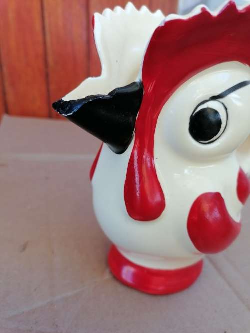 Vintage Burlington Ware Cockerel / Chicken Jug. Condition as per picture
