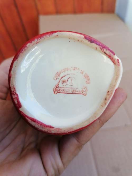 RARE Antique Boho Chic Erphila Czech Ceramic Toucan Creamer Pitcher