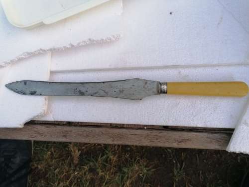 Vintage Harrison Bros & Howson. Known as Cutlers to His Majesty  knife with sterling silver