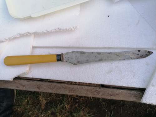 Vintage Harrison Bros & Howson. Known as Cutlers to His Majesty  knife with sterling silver