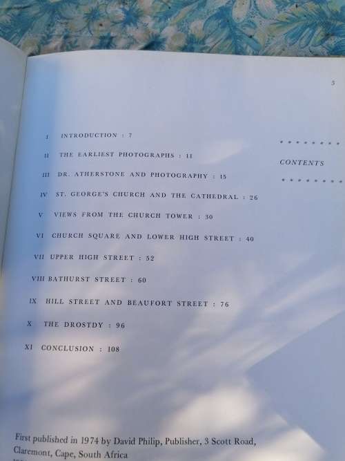 Grahamstown in early photographs by frank van der riet 1974