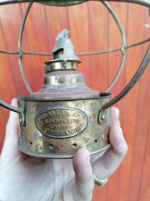 Vintage davey co london ltd lamp