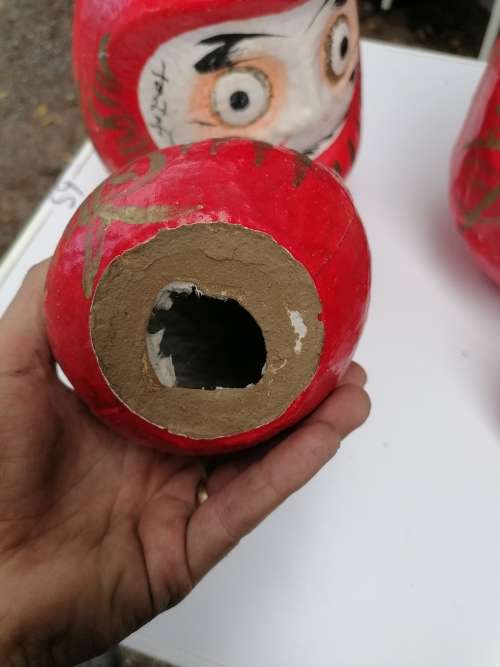 Daruma Dolls. Condition as per picture. One is limited edition