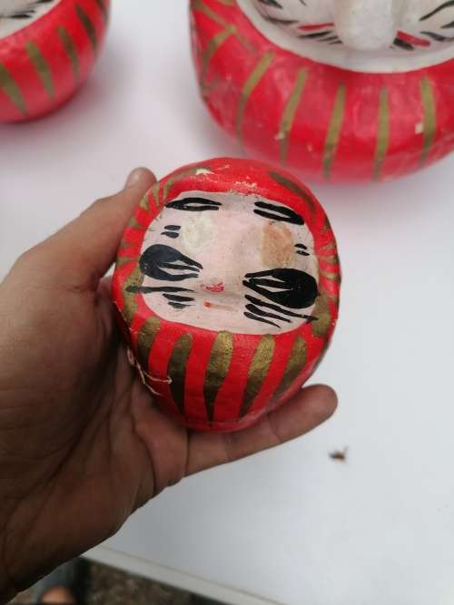 Daruma Dolls. Condition as per picture. One is limited edition