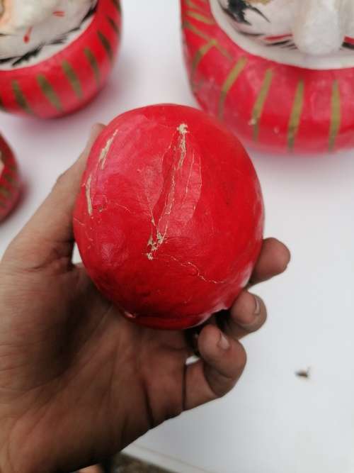 Daruma Dolls. Condition as per picture. One is limited edition