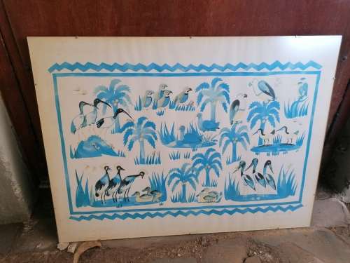 Signed framed print
