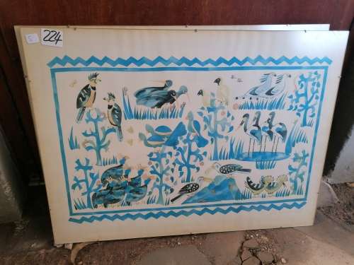 Signed framed print