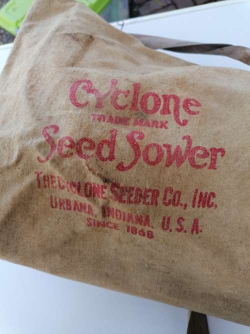 Vintage CYCLONE TRADEMARK SEED SOWER