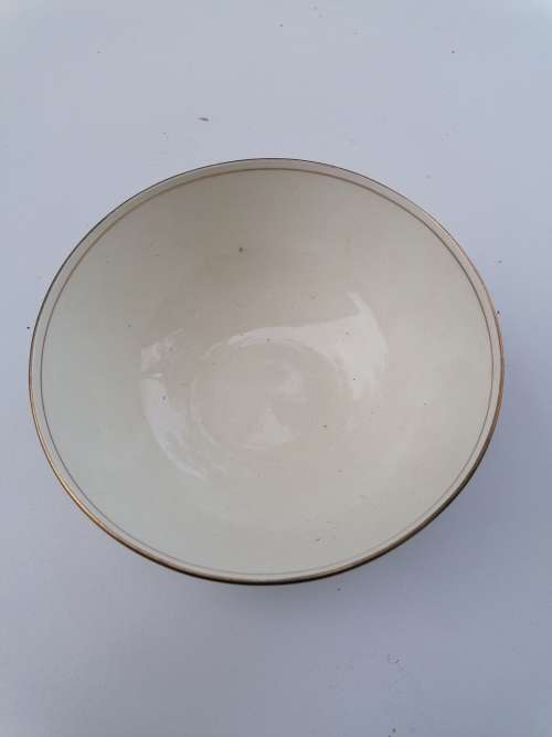 Antique Booths China Della Robbia Harvest Embossed Fruit Cream Soup Bowl