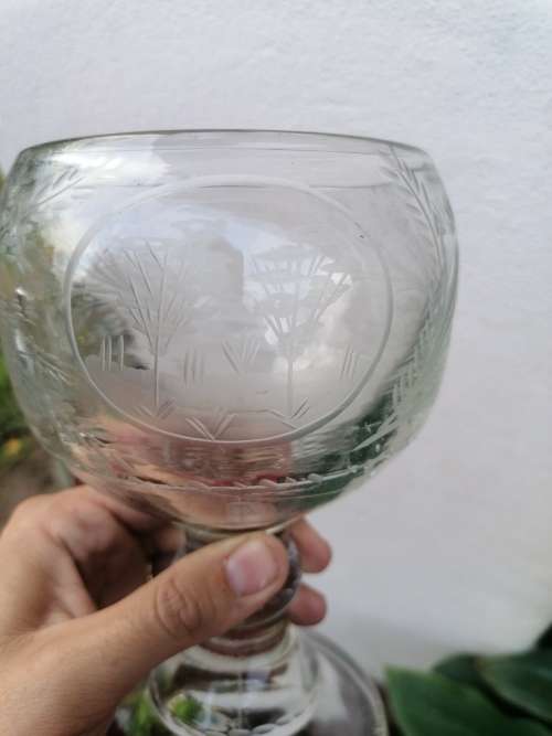 Lovely glass Etched