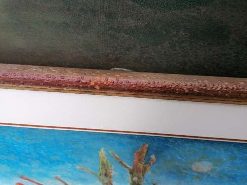 Very rare a original Sfiso Ka-Mkame painting, his work rarely come on auction